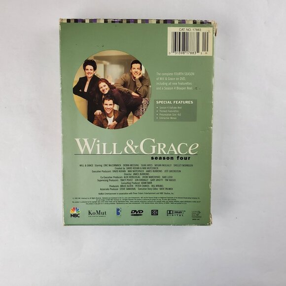Will & Grace Season Four - DVD 3-Disc Set Collection - Picture 10 of 16